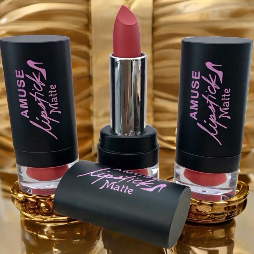 🆕3pcs Amuse Matte Lipstick